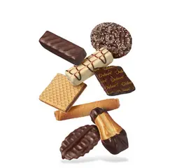 HELLMA Mélange de biscuits "Treasure by Delacre", dans un
