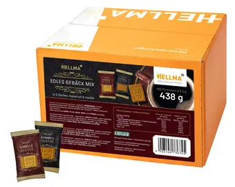 HELLMA Mélange de biscuits élégants, emballage unitaire