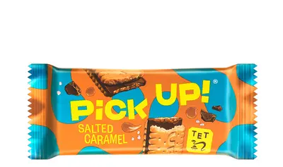 PiCK UP! Barre de biscuits "Salted Caramel", présentoir