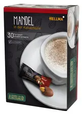 HELLMA Amandes enrobées de cacao, boîte de dégustation