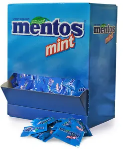 Mentos Bonbon Mints Duo, dans un présentoir de carton