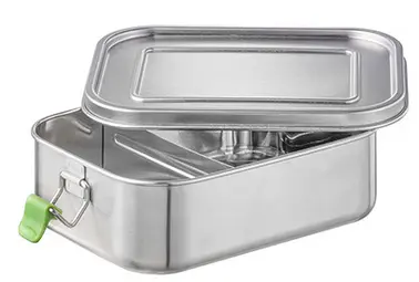 APS Boîte-repas LUNCHBUDDY M, acier inoyxdable, 0,8 litre