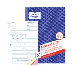 AVERY Zweckform Formularbuch "Liefer-/Empfangsschein", 4+1
