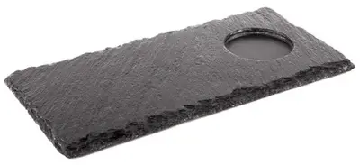 APS Plat en ardoise naturelle, (L)250 x (P)120mm, anthracite