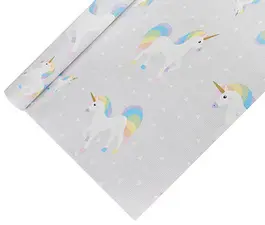 PAPSTAR Nappe à motif "licorne", laqué, en papier
