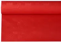 PAPSTAR Nappe damassée, (l)1,2 x (L)8 m, rouge