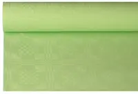 PAPSTAR Nappe damassée, (l)1,2x(L)8 m, vert pastel