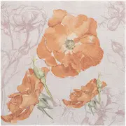 PAPSTAR Serviette à motif "ROYAL Collection Blossom