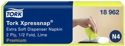 TORK Xpressnap Serviette, 213 x 165 mm, citron vert