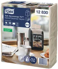 TORK Xpressnap Fit Serviette, 213 x 165 mm, naturel