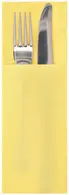 STARPAK Serviette pochette "DAILY Collection", jaune