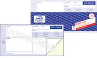 AVERY Zweckform Formularbuch "Kurzbrief", SD, 1/3 A4
