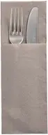 STARPAK Serviette pochette "DAILY Collection", gris