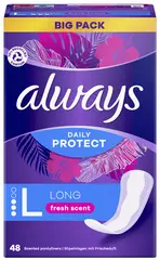always Protège-slip Daily Protect Long avec parfum fraîcheur
