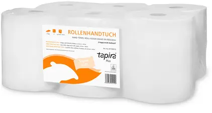 Tapira Rouleau d'essuie-mains Plus, 2 couches, 140 m, blanc