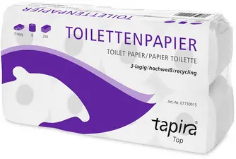 Tapira Papier toilette Top, 3 couches, extra blanc