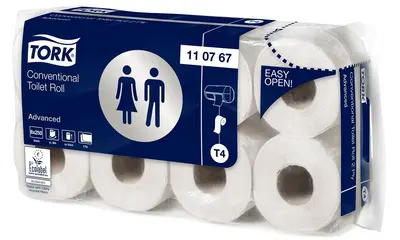 TORK Papier toilette, 2 couches, blanc