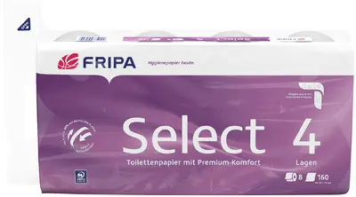 Fripa Papier toilette Select, 2 couches, extra blanc