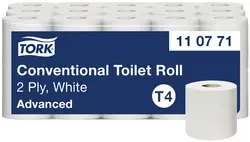 TORK Papier toilette, 2 couches, grand paquet, blanc