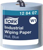 TORK Rouleau de papier nettoyant industriel, 340 m, bleu