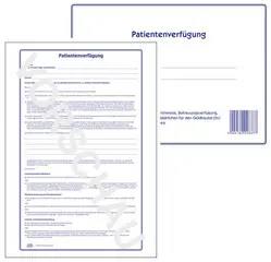 AVERY Zweckform Vordruck "Patientenverfügung", 220 x 163 mm