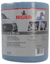 NIGRIN Rouleau de papier nettoyant, 2 couches, bleu