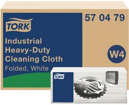 TORK Chiffon de nettoyage industriel, 1 couche, blanc