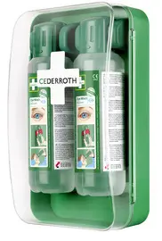 CEDERROTH Station de rinçage oculaire, équipé, 2 x 500 ml