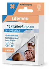 Lifemed Pansement "Allround", 40 pièces, semi-transparent