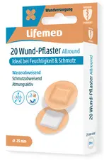 Lifemed Pansement "Allround", rond, ton chair