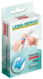 LEINA Kit de sparadraps "Détectable", 20 pièces, bleu