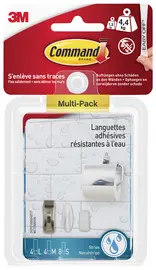 3M Command Languette adhésive pour salle de bain, assorti