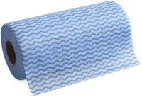 HYGOCLEAN Torchon & chiffon de nettoyage, sur rouleau, bleu