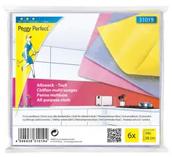 Peggy Perfect Chiffon multi-usage non-tissé, paquet de 6