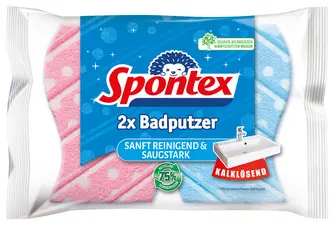Spontex Éponge à récurer Badputzer, pack de 2