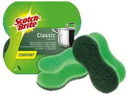 Scotch-Brite Eponge à récurer Classic Comfort, couleur: vert