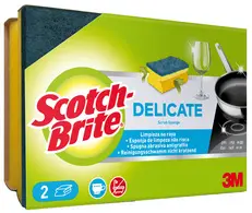 Scotch-Brite Eponge universelle DELICATE, couleur:jaune/bleu