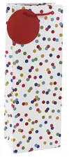 Clairefontaine Sac cadeau pour bouteille "Pois colorés