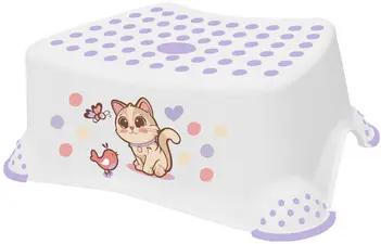 keeeper kids Marchepied "tomek cats", blanc
