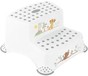 keeeper kids Marchepied "igor lion king", 2 niveaux, blanc