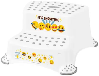 keeeper kids Marchepied "igor emoji showtime", blanc