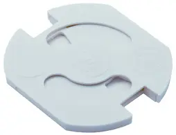 BACHMANN cache-prise Teddy-Automatic serie 6320, blanc