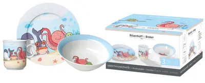 Ritzenhoff & Breker Set de vaisselle MONDE SOUS-MARIN