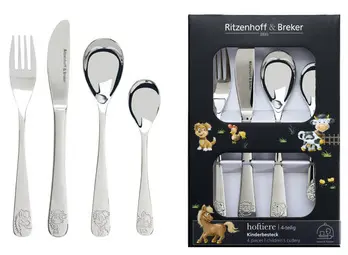 Ritzenhoff & Breker Couverts ANIMAUX DE LA FERME, 4 pièces