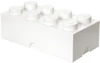 LEGO Brique de rangement STORAGE BRICK 8, 12 L, blanc