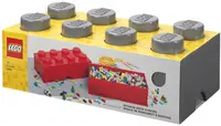 LEGO Brique de rangement STORAGE BRICK 8, 12 litres, gris