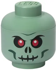LEGO Boîte en forme de tête STORAGE HEAD GREEN SKELETON, L