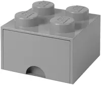 LEGO Brique tiroir STORAGE BRICK DRAWER 4, 1 tiroir, gris