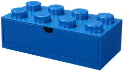 LEGO Brique tiroir DESK DRAWER 8, 1 tiroir, bleu
