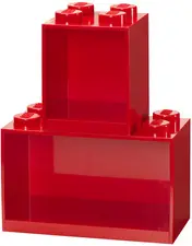 LEGO Set d'étagères en forme de brique BRICK SHELF, rouge